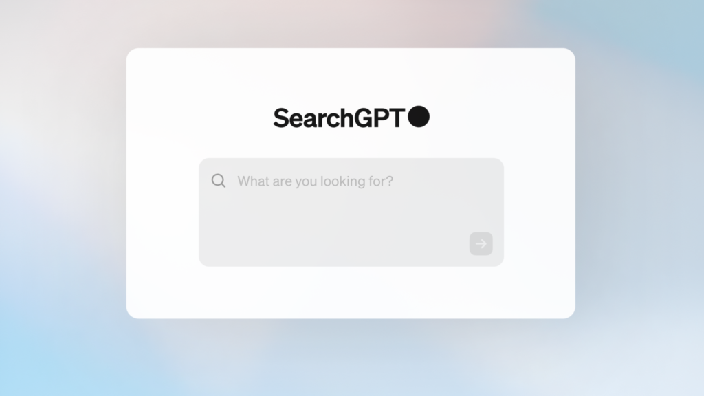 search gpt interface