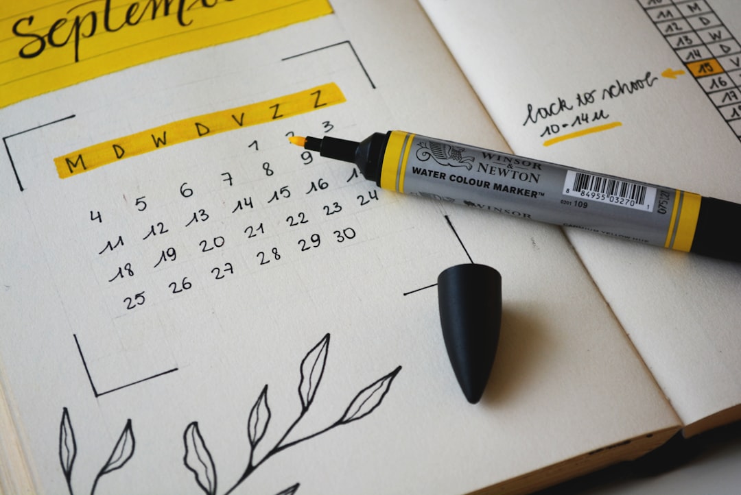 Photo Content calendar